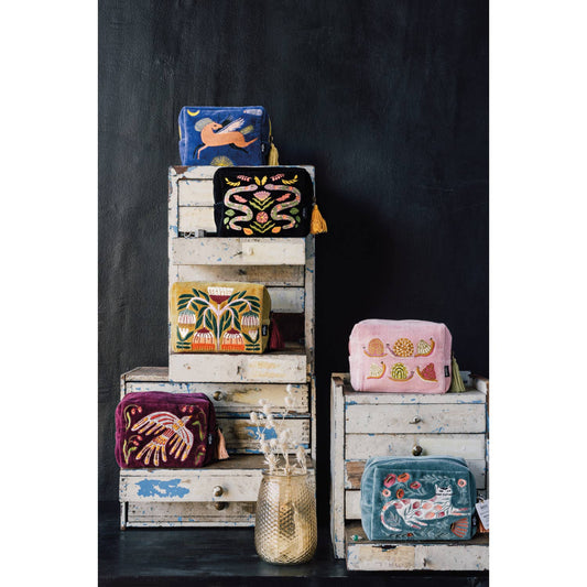 Astral Embroidered Pouch