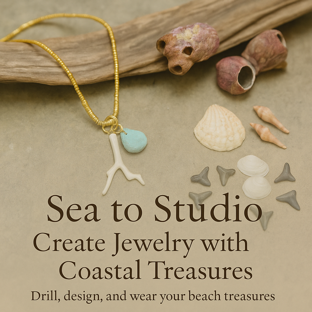 August 30th 2025 : Sea to Studio: Jewelry from Coastal Treasures