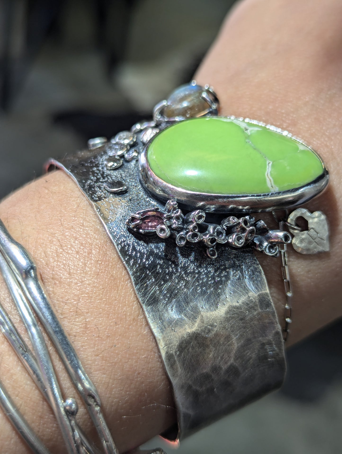 Marna Magnasite Statement Cuff