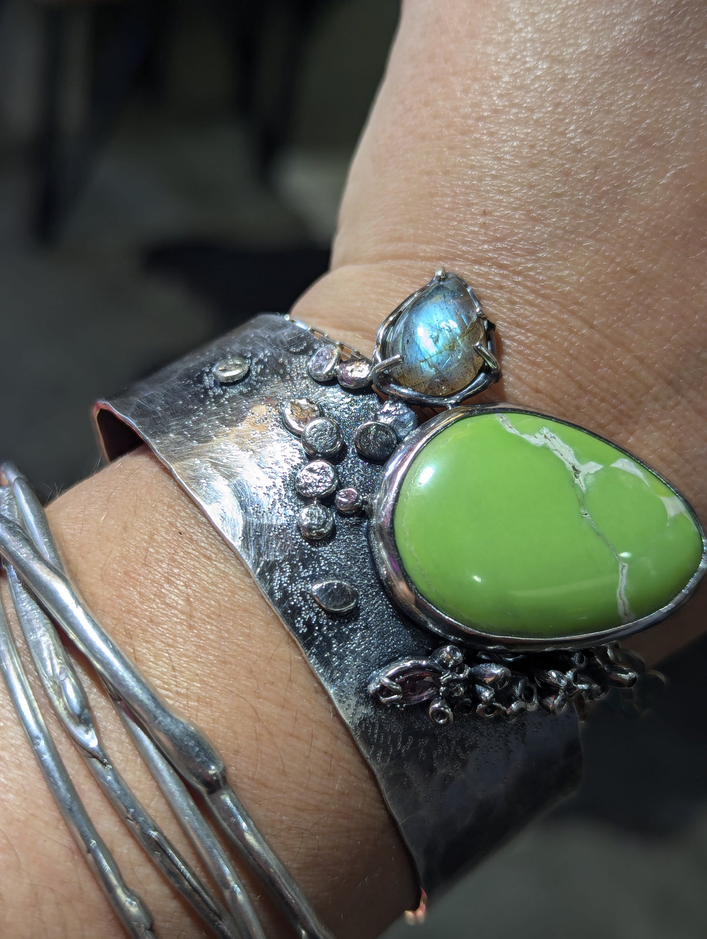 Marna Magnasite Statement Cuff