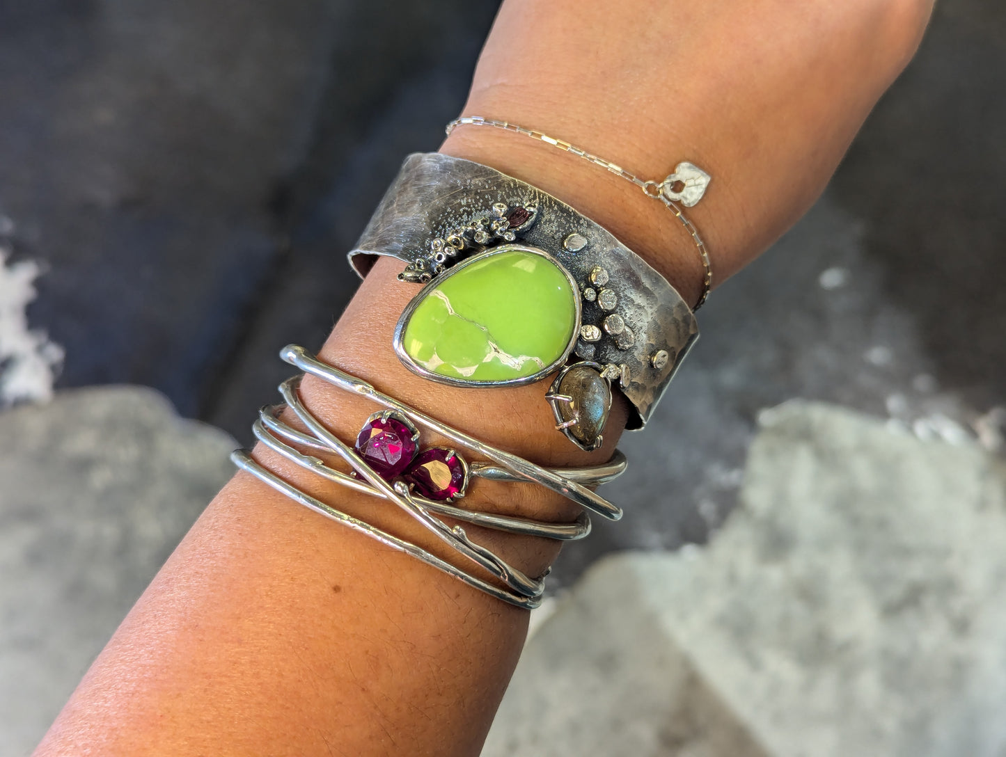 Marna Magnasite Statement Cuff