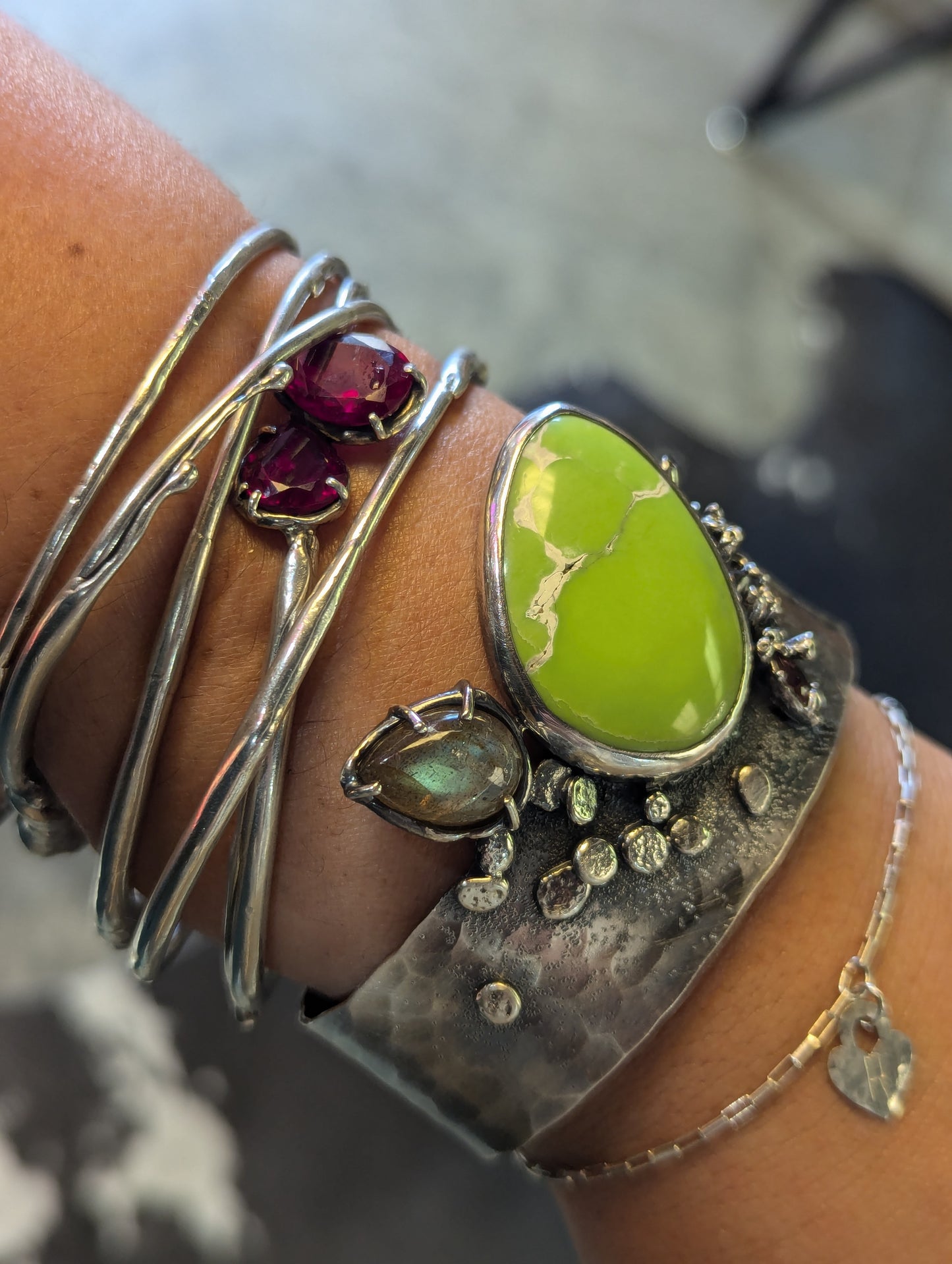 Marna Magnasite Statement Cuff