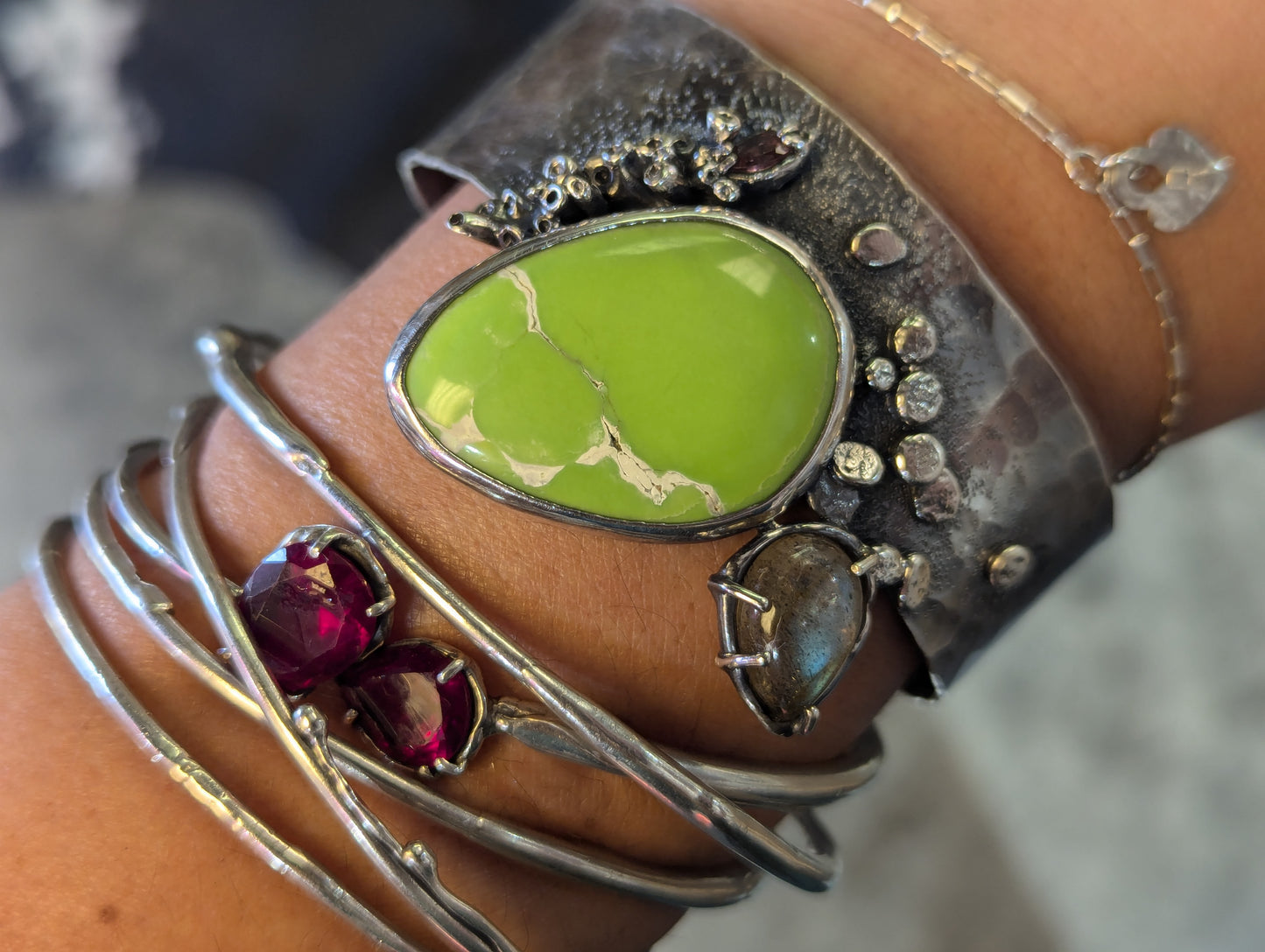 Marna Magnasite Statement Cuff