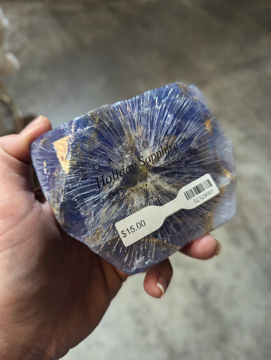 Blue Sapphire Soap Rock
