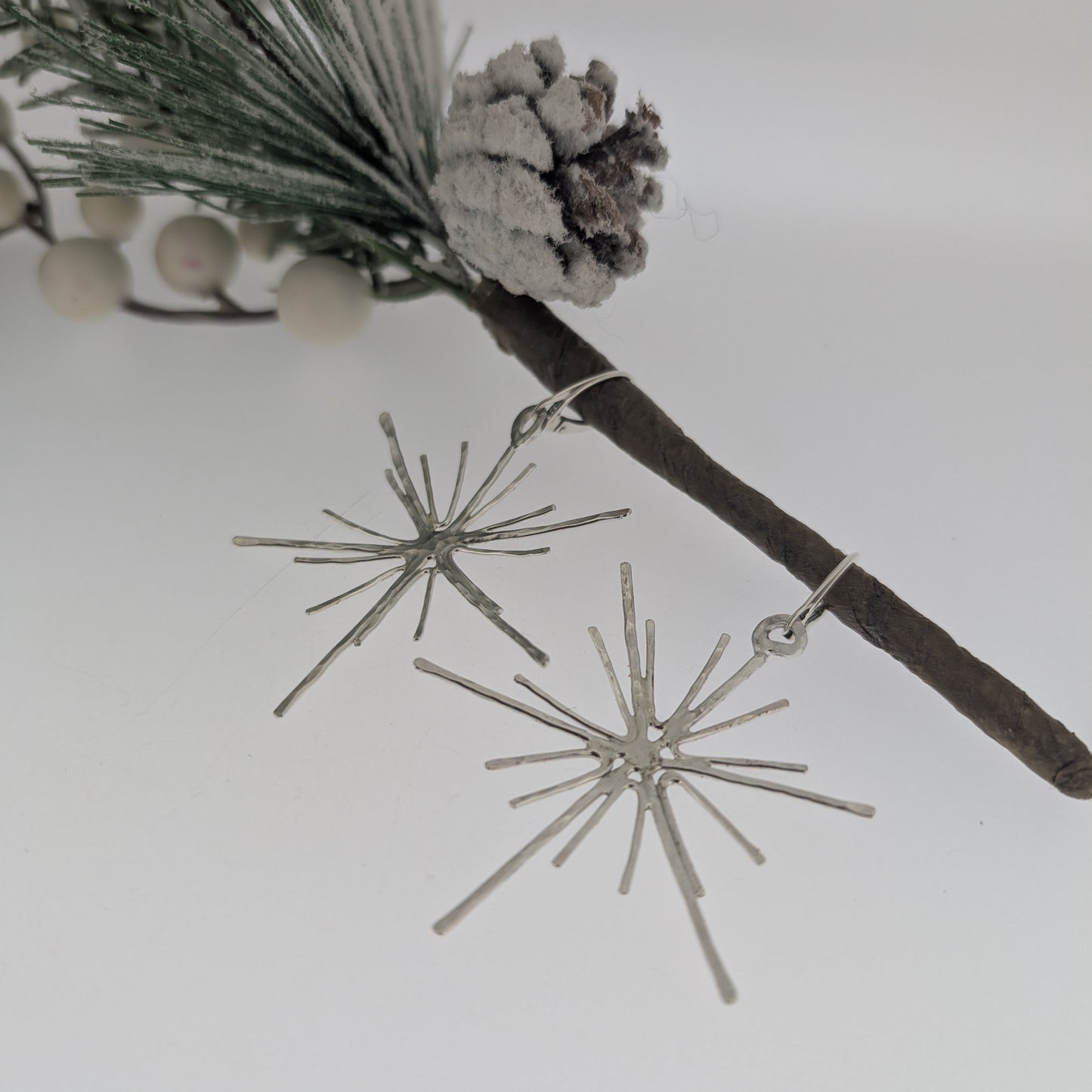 December 13 - Snowflake Earrings Holiday Class (non-pierced friendly!)