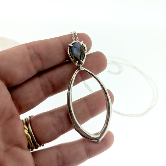 Labrodorite 33" Long Necklace