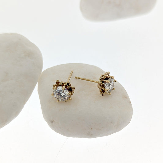 Talia Gold Stud Earring