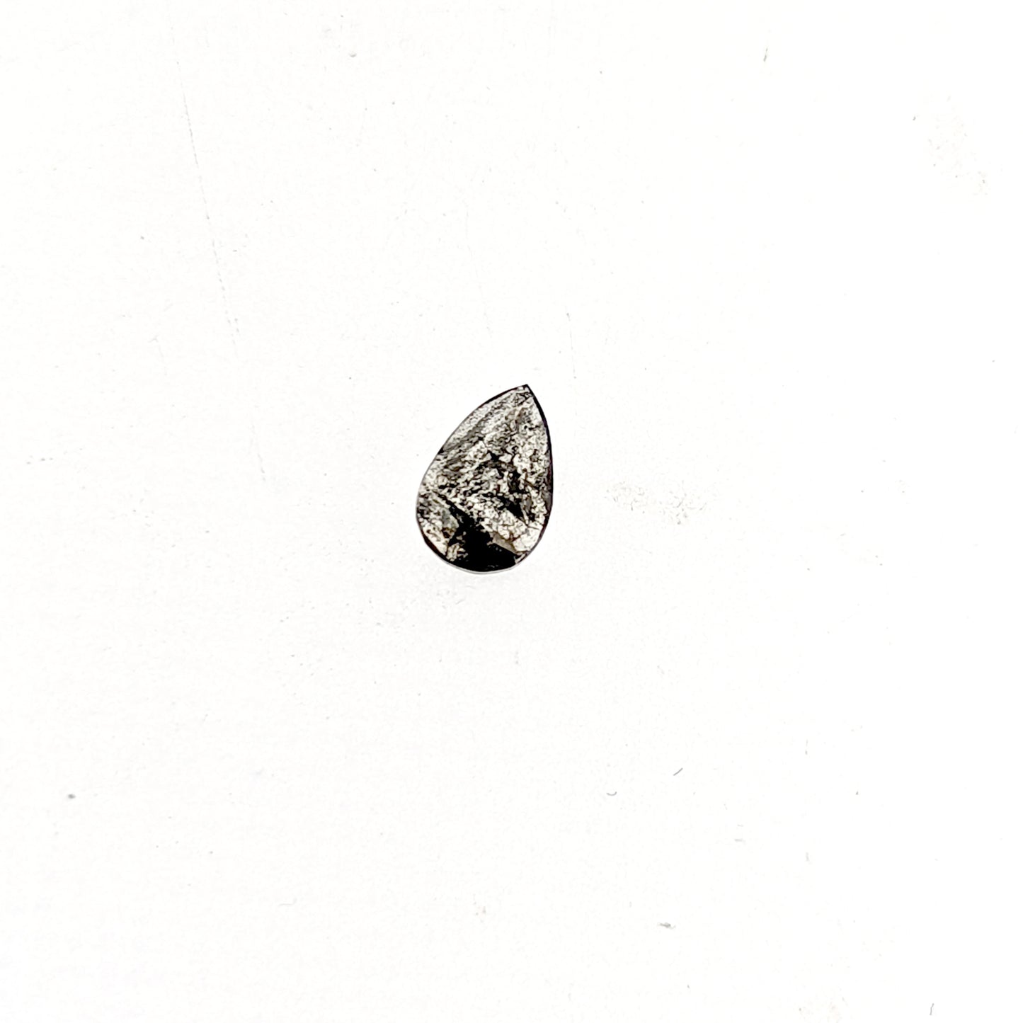 .74CT Rose Cut Salt and Pepper Diamond