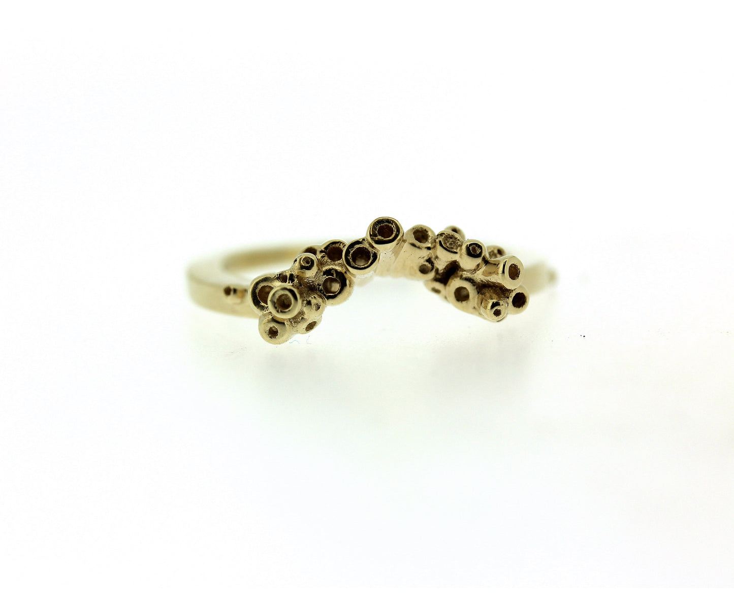 Atoll Ocean Inspired Shadow Band Ring