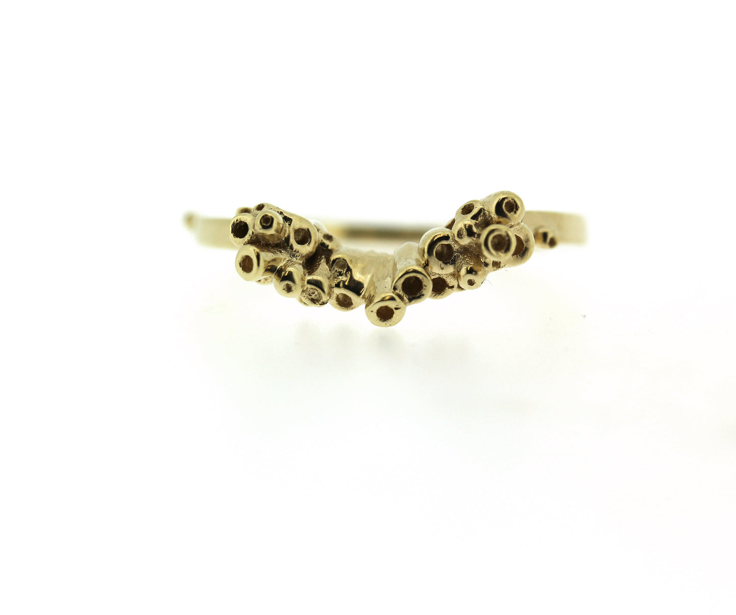 Atoll Ocean Inspired Shadow Band Ring