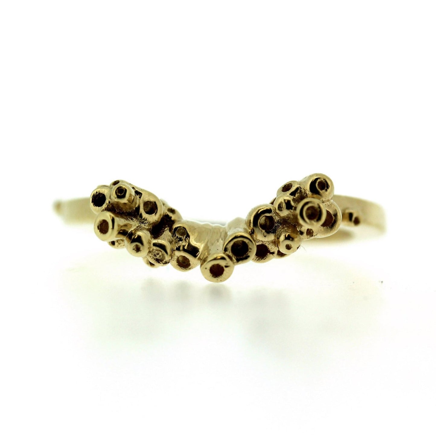 Atoll Ocean Inspired Shadow Band Ring