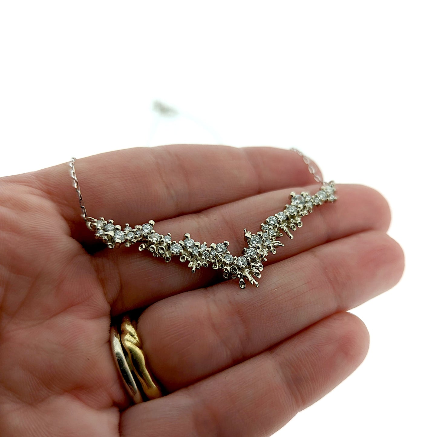 Adelaide Diamond V Necklace