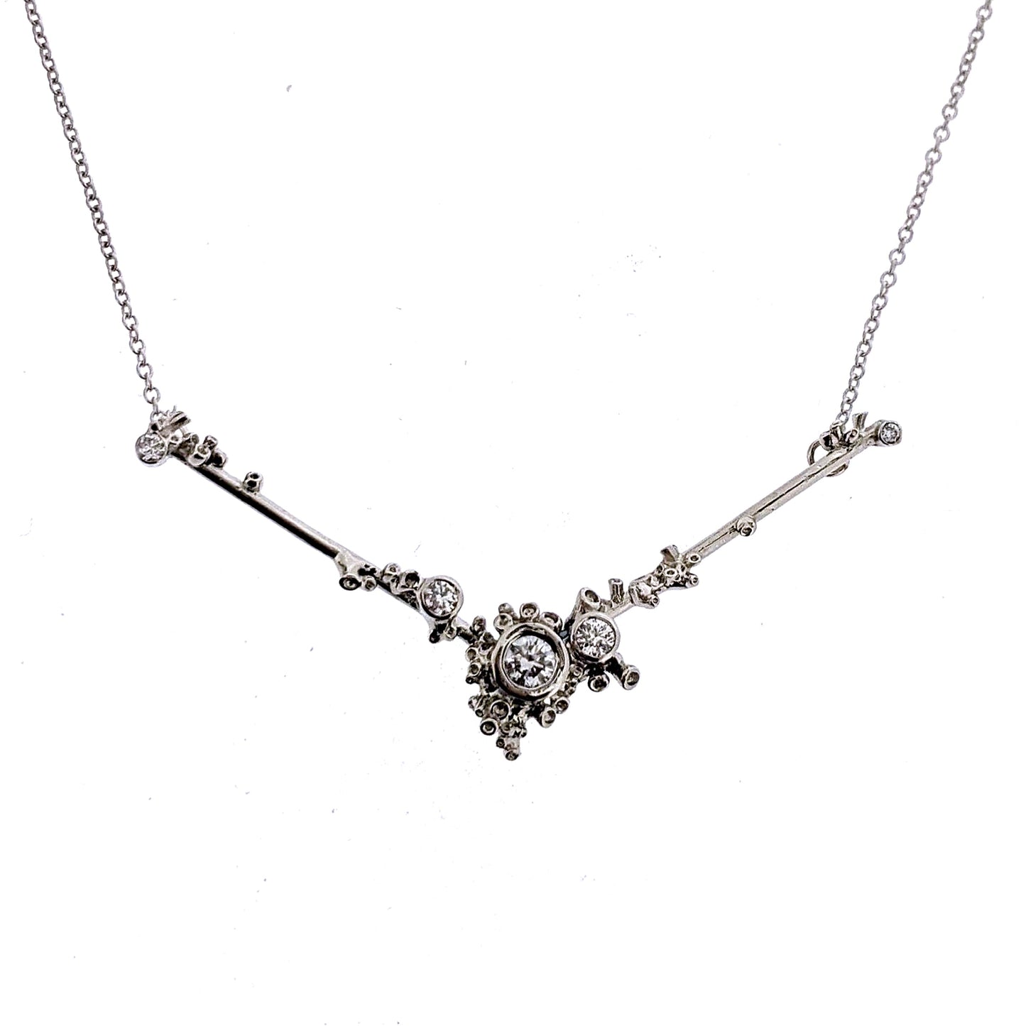 Donna Diamond V Necklace