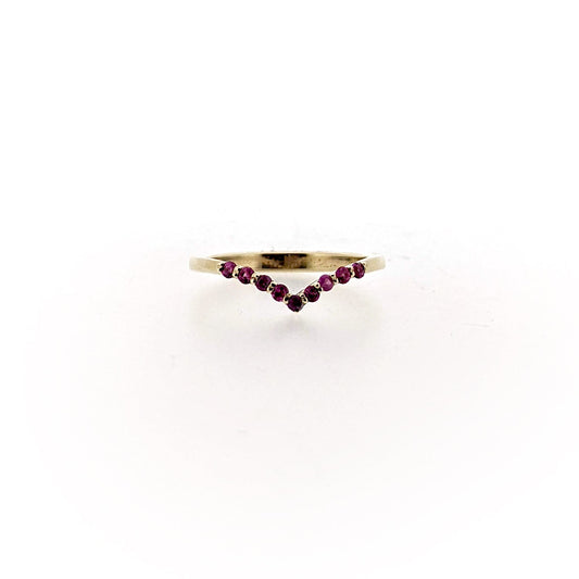 Iiona Sapphire Arched Band