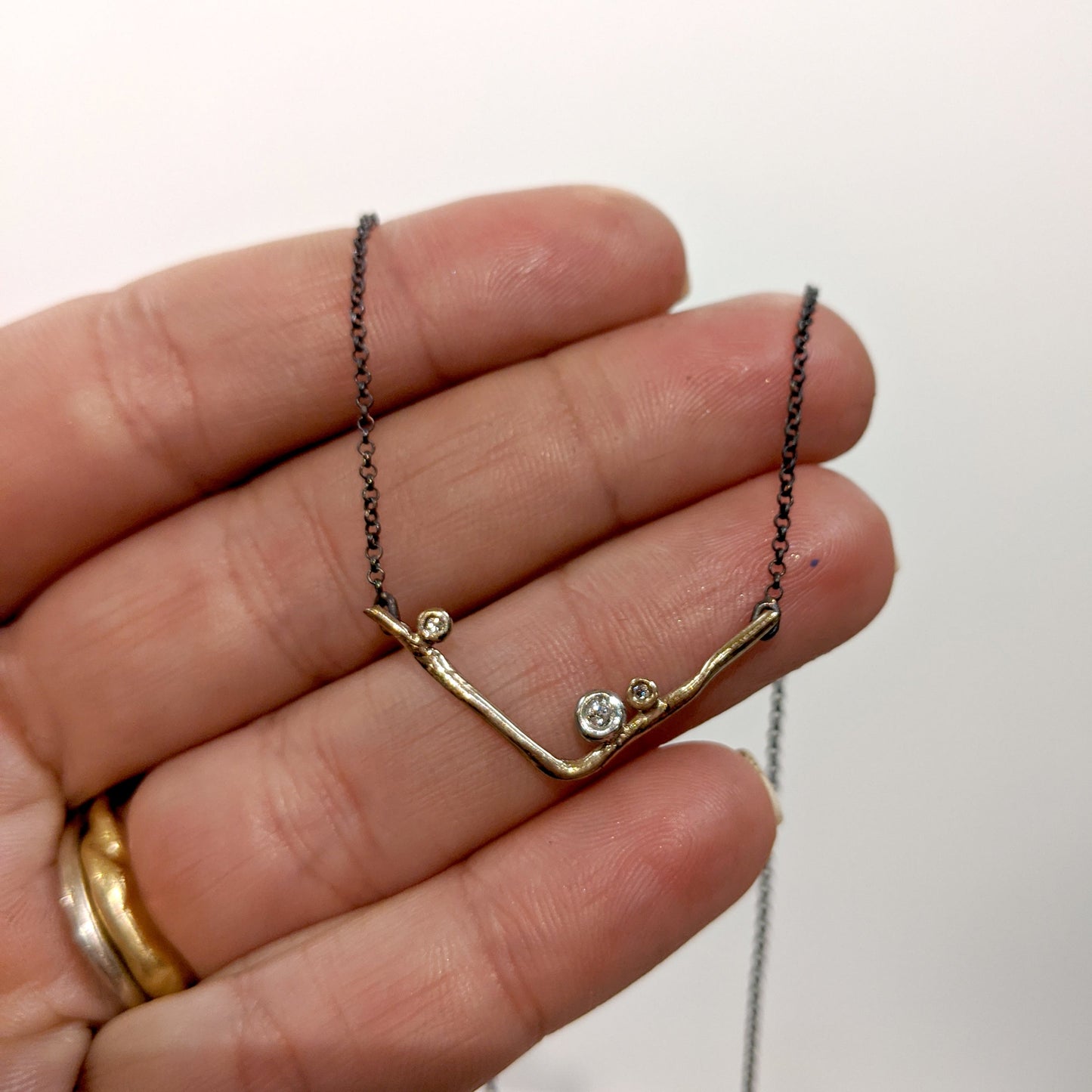 Kaitlyn Necklace - White Gold