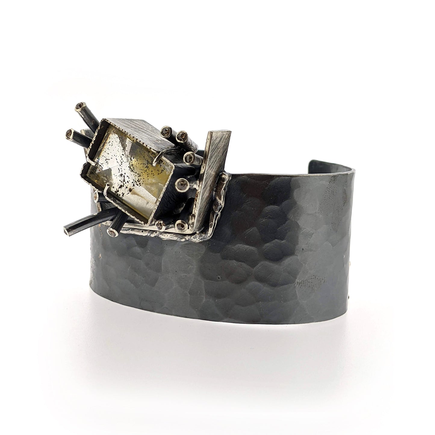 Angled view of Malissa bracelet.