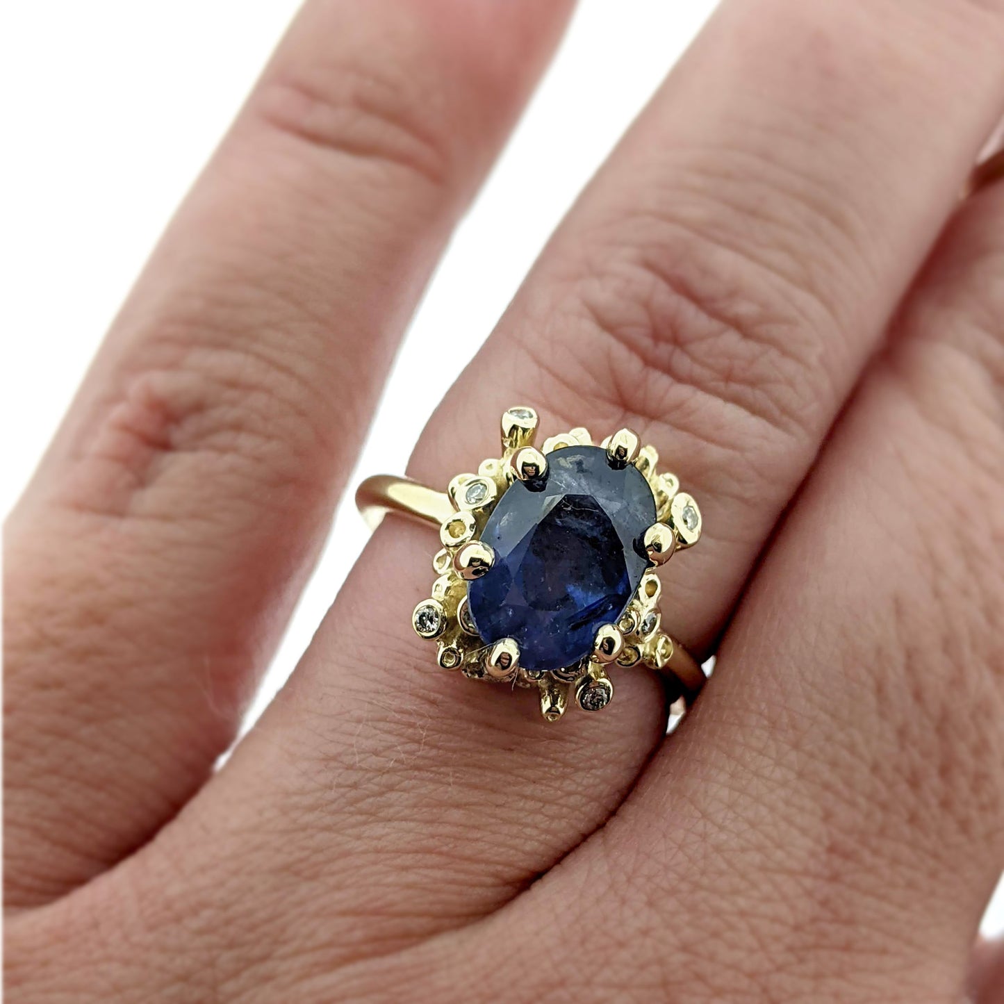 Sienna Sapphire + Diamond Ring