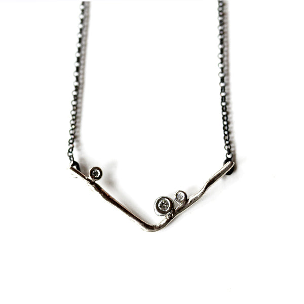 Kaitlyn Necklace - White Gold