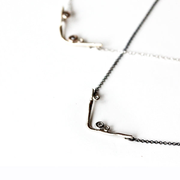 Kaitlyn Necklace - White Gold