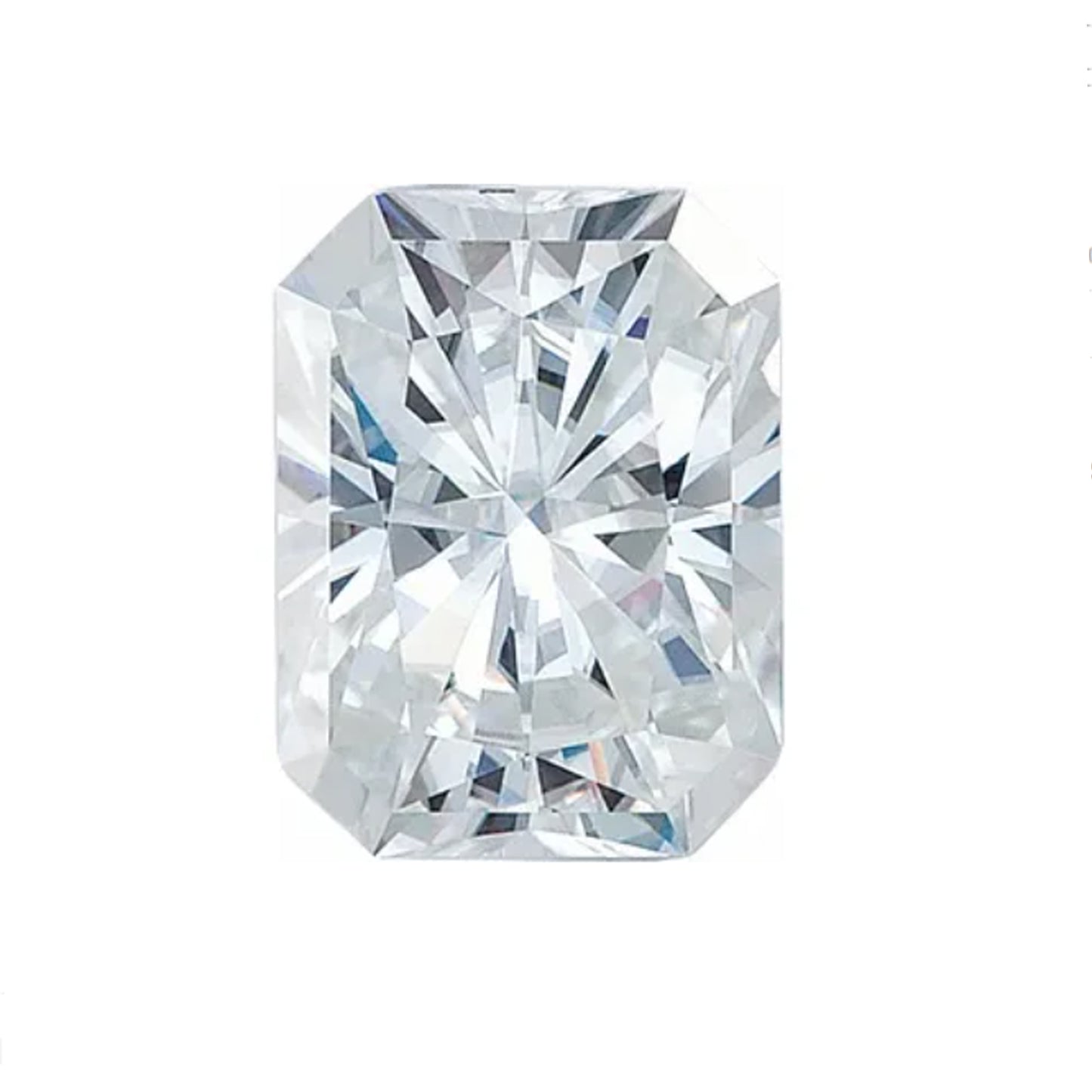 Radiant Cut White Moissanite