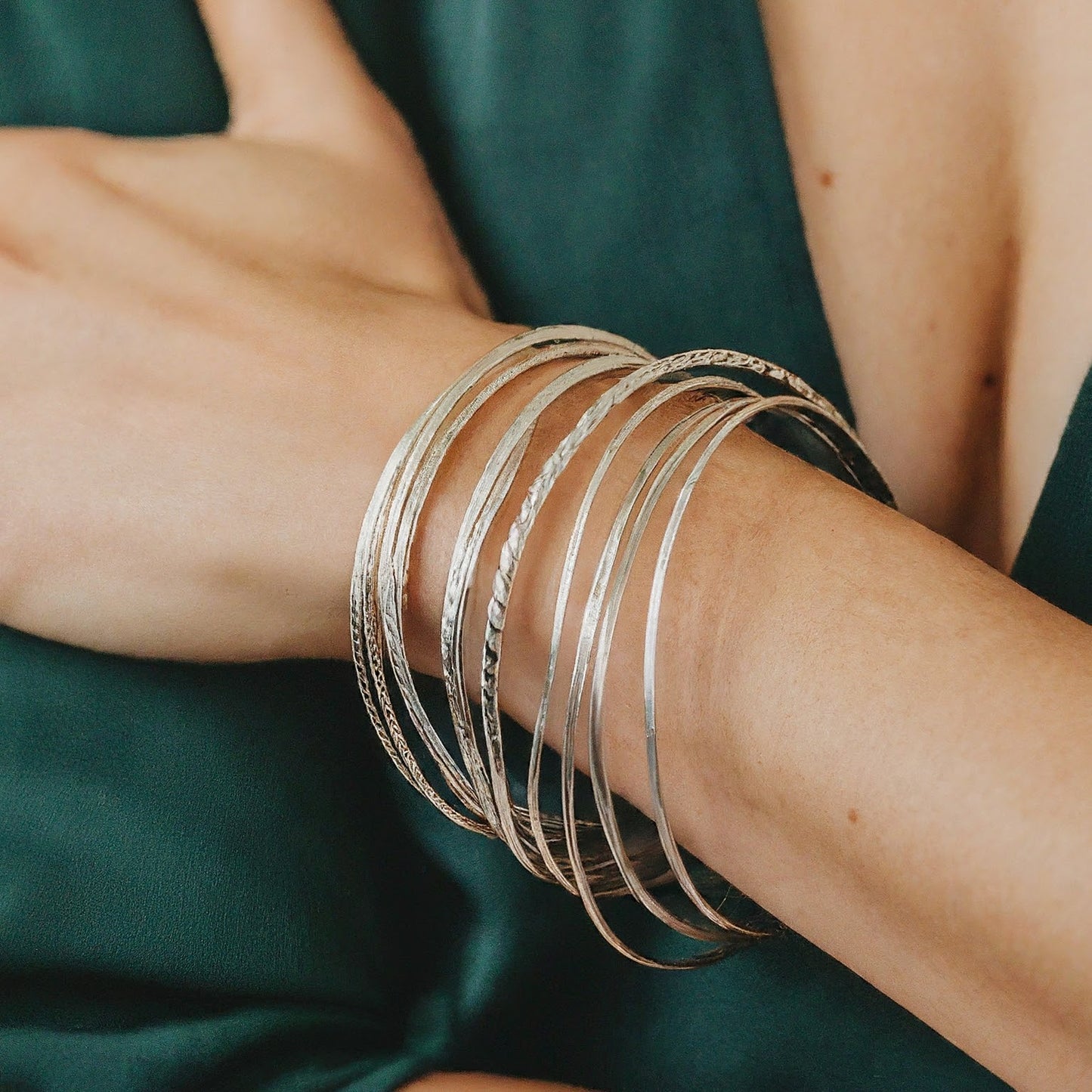 March 8th 2025 :  Stacking Silver Bangles Class