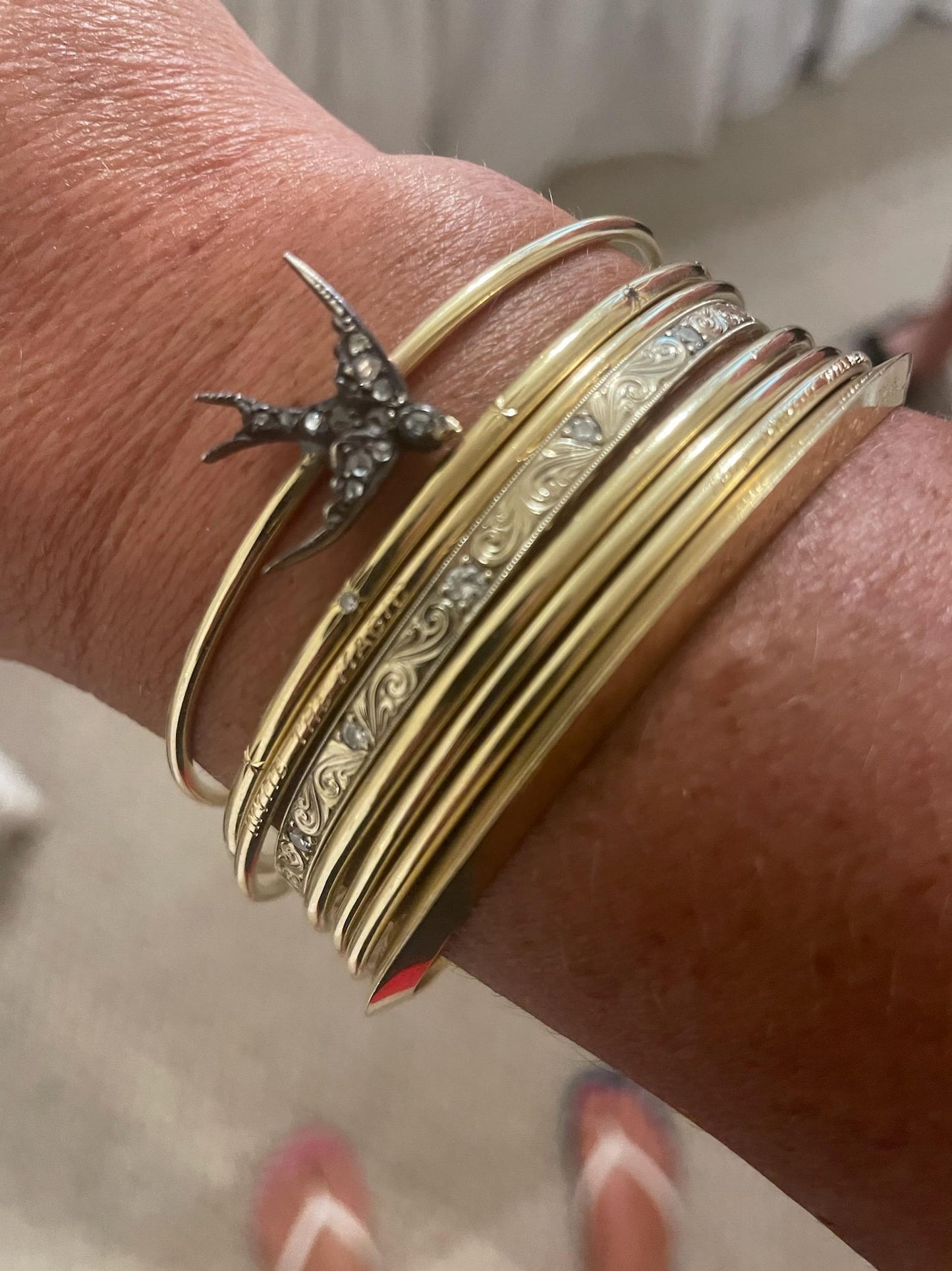 March 8th 2025 :  Stacking Silver Bangles Class