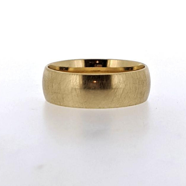 Matte Men's Comfort Fit Band - 8mm Wide
