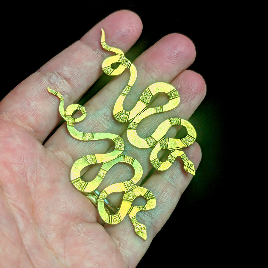 CHOOSE YOUR DATE - Boho Stamped Serpent Earrings - PRIVATE CLASS