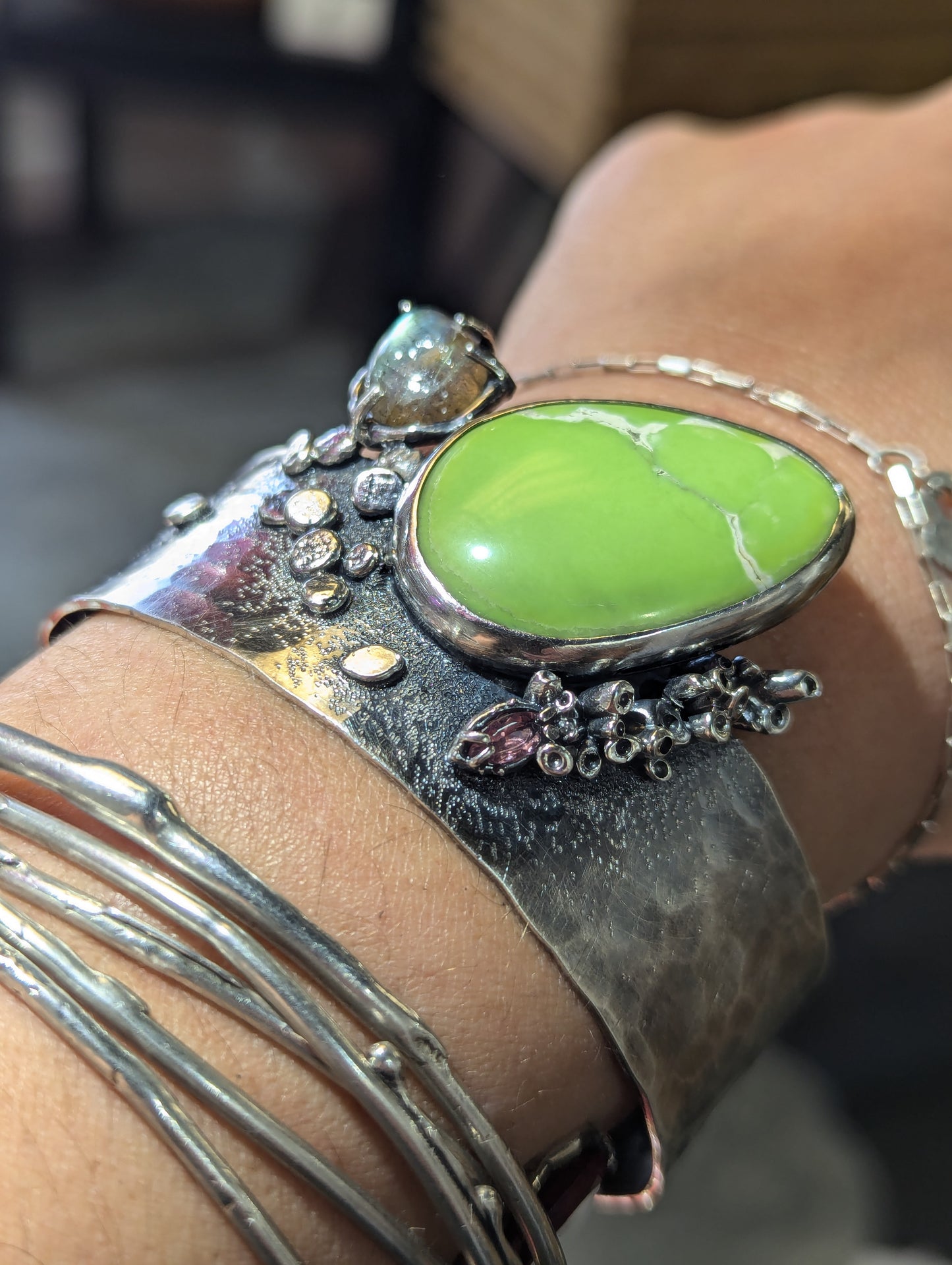 Marna Magnasite Statement Cuff