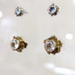 Talia Stud Earring -  White Topaz Vermeil