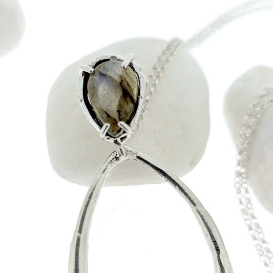 Labrodorite 33" Long Necklace