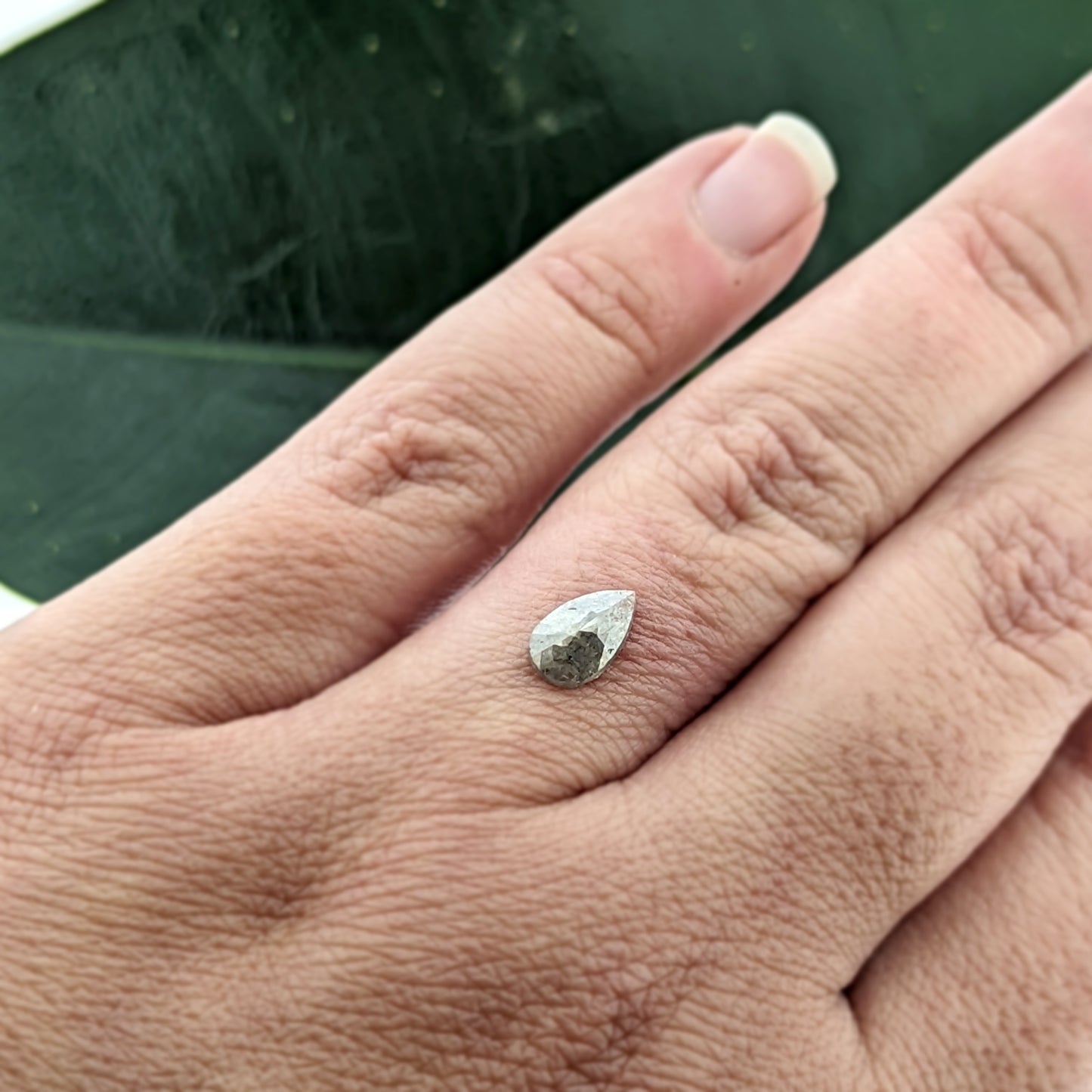 .74 CT Light Gray Rustic Diamond