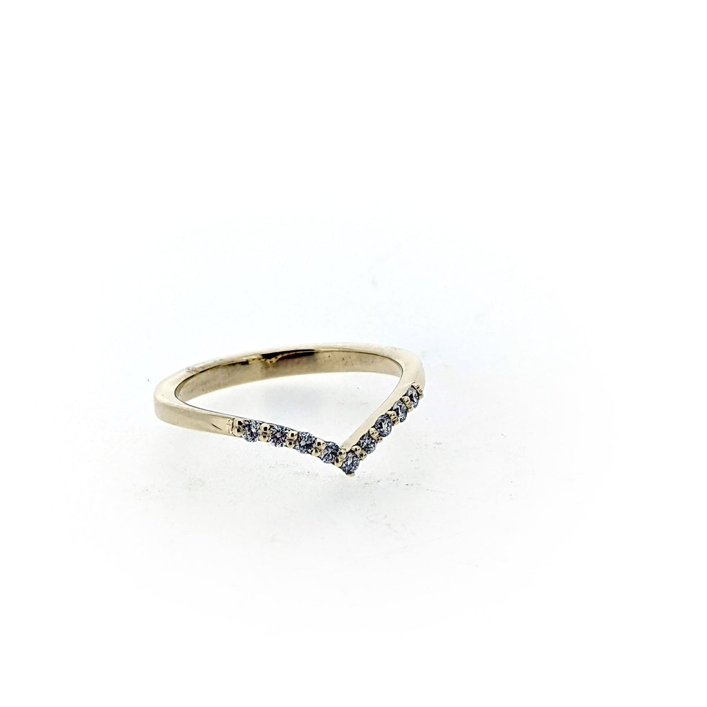 9 Diamond Arched MicroPave Band