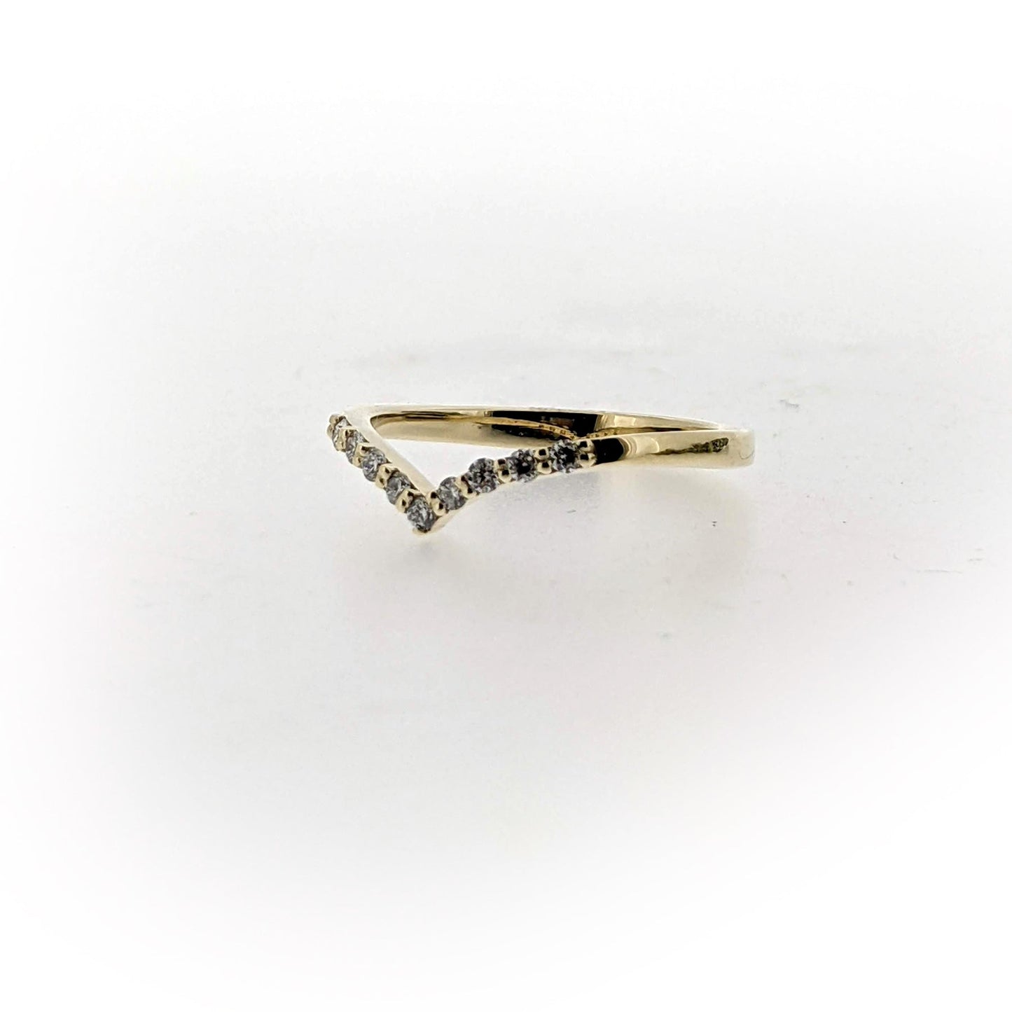 9 Diamond Arched MicroPave Band