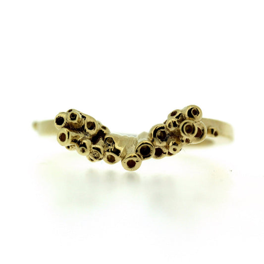 Atoll Ocean Inspired Shadow Band Ring