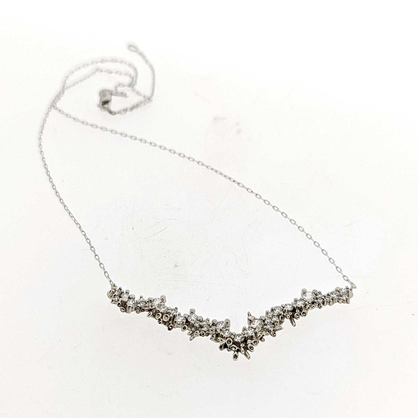 Adelaide Diamond V Necklace