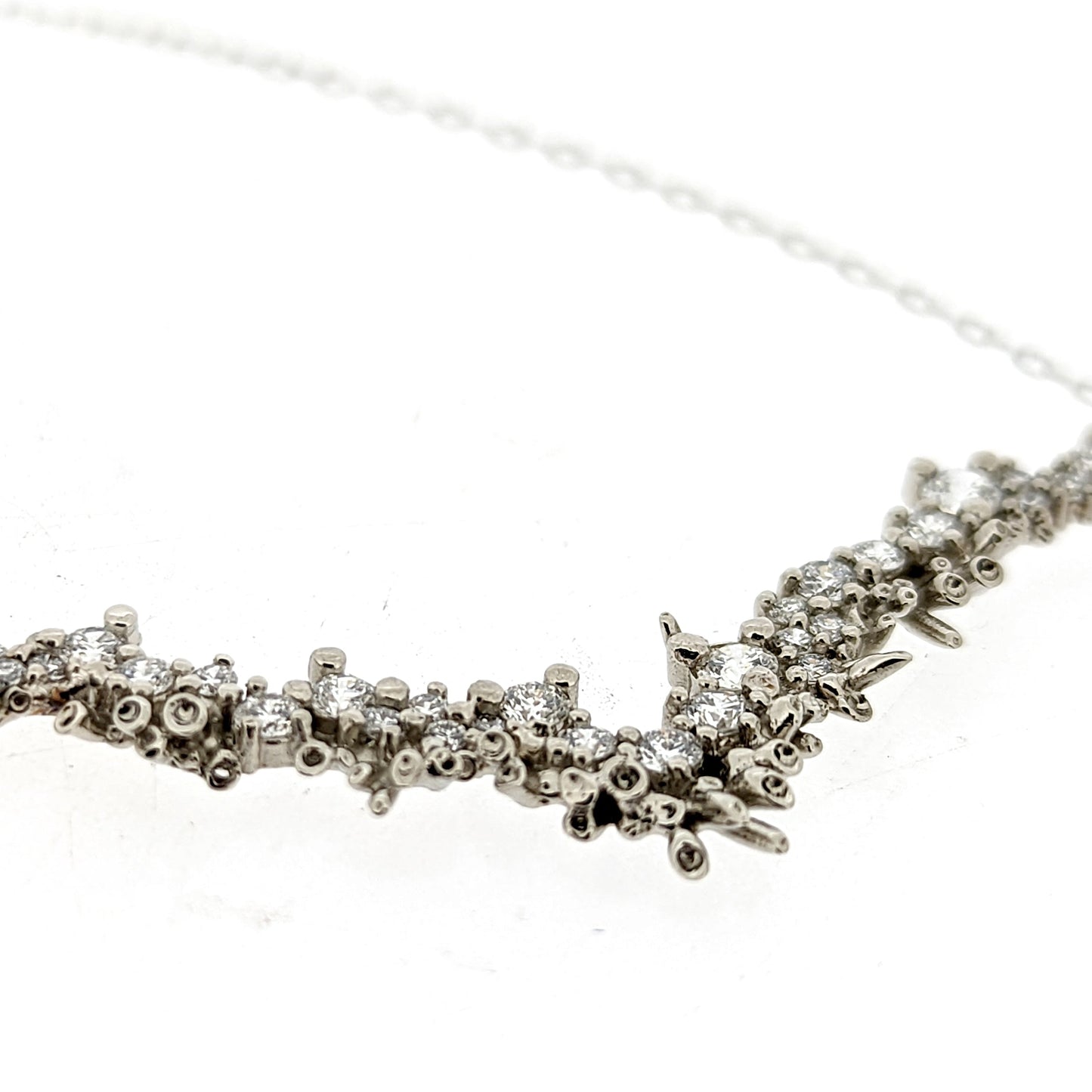 Adelaide Diamond V Necklace