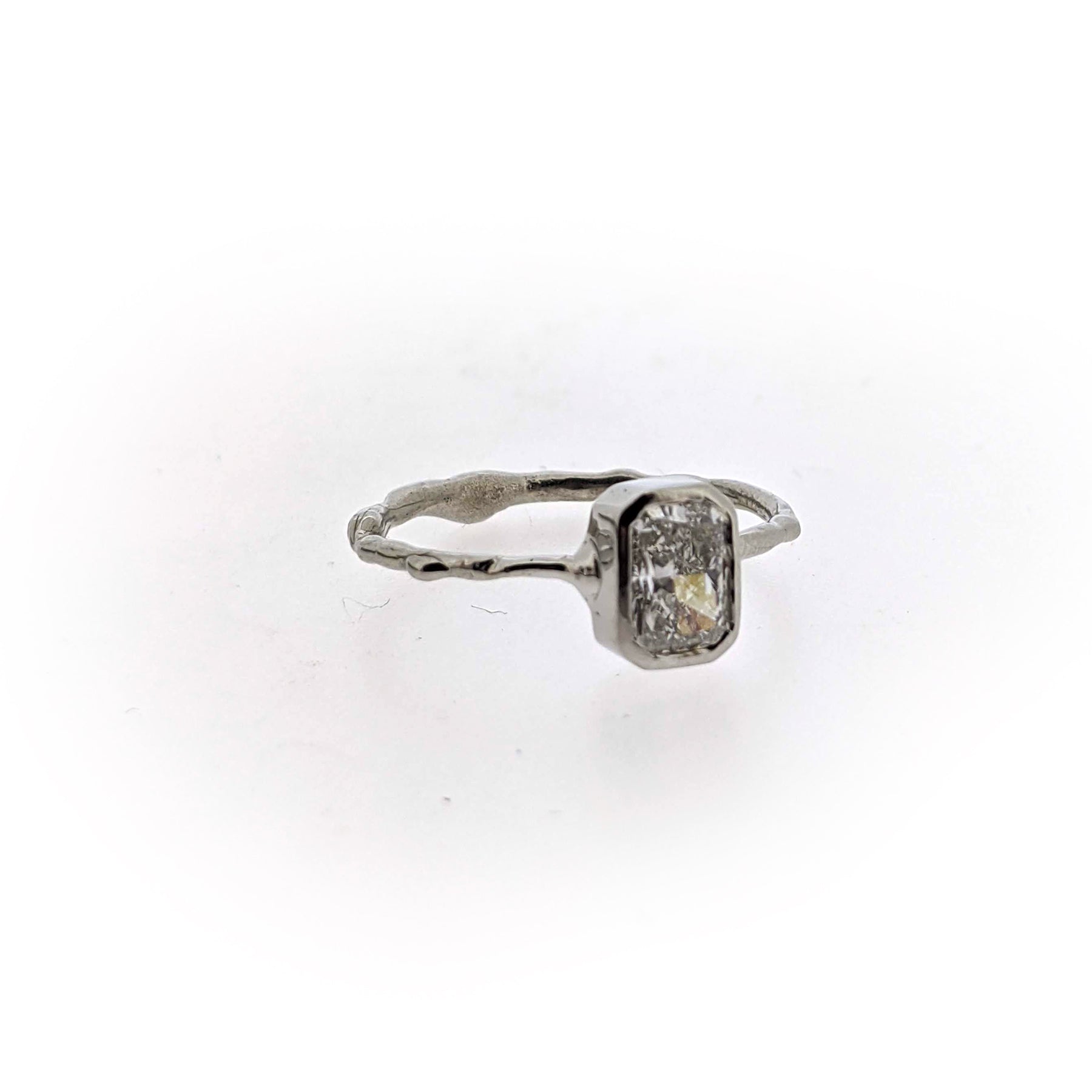 Angled view of AnnaBeth Diamond Ring.