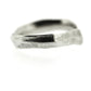 Close up view of side of white gold Frond Arch Band.