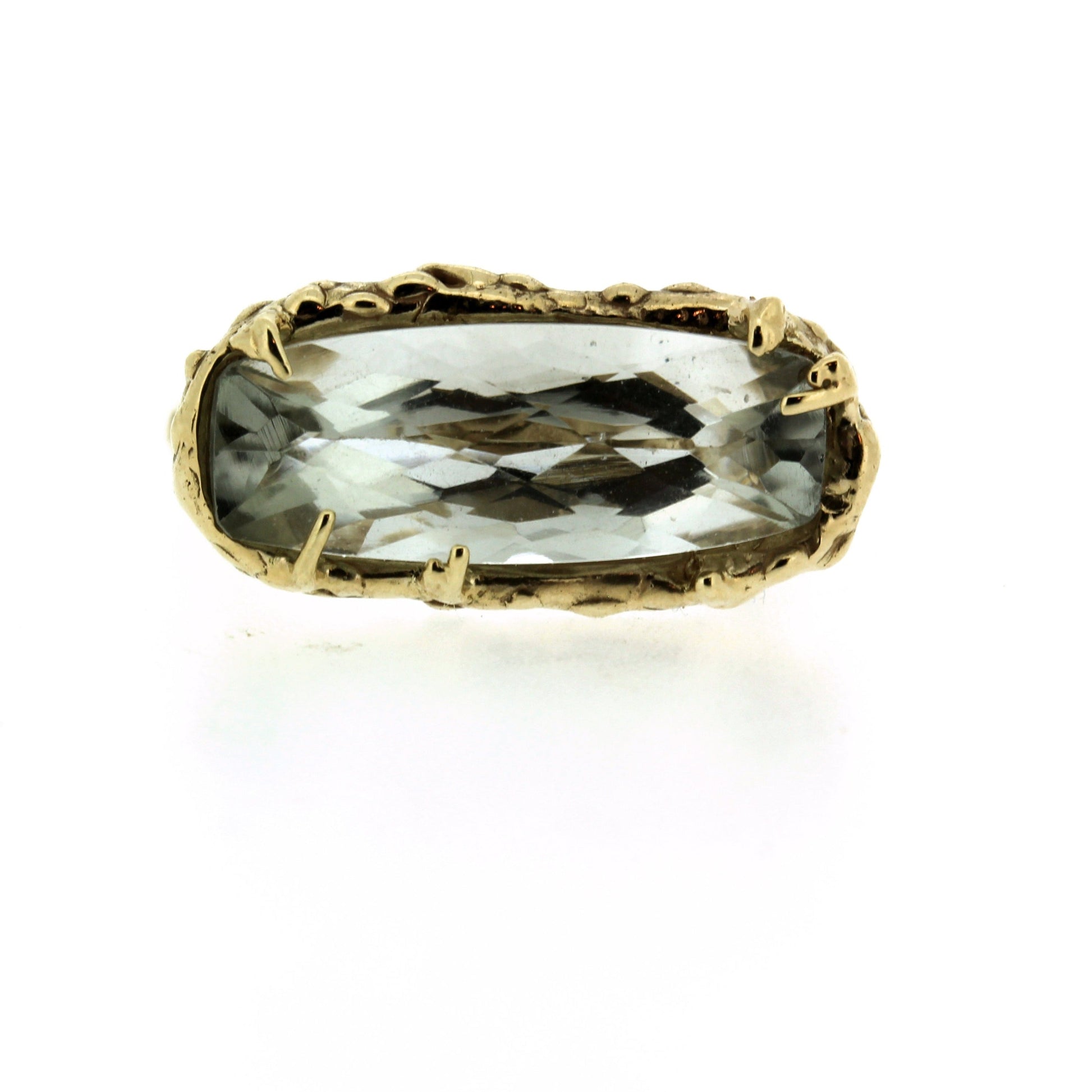 Detail shot of gemstone on Sylvian Ring.
