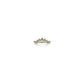 Loui Studded Diamond or Sapphire Shadow Band