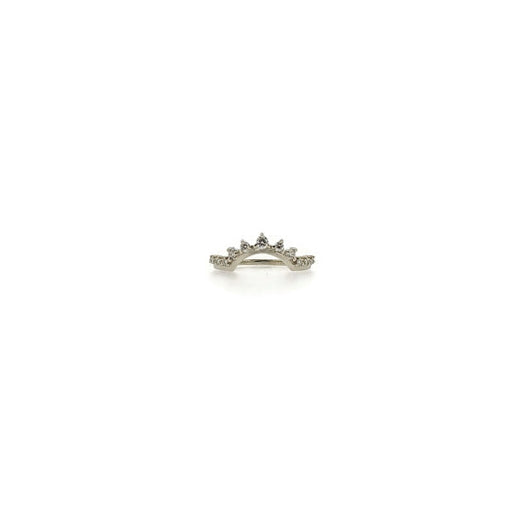 Loui Studded Diamond or Sapphire Shadow Band