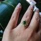 Full view of Etta Ring on a woman's hand.