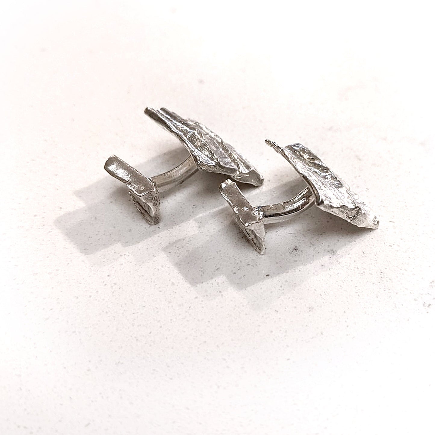 Side view of Summit Cufflinks.