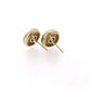 Matte Pillow Diamond or Moissanite Stud Earrings