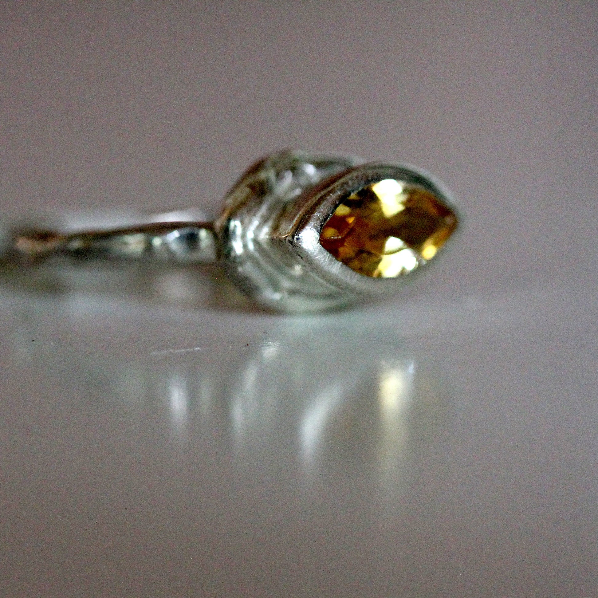 Close up view of side of Corrina Ring.