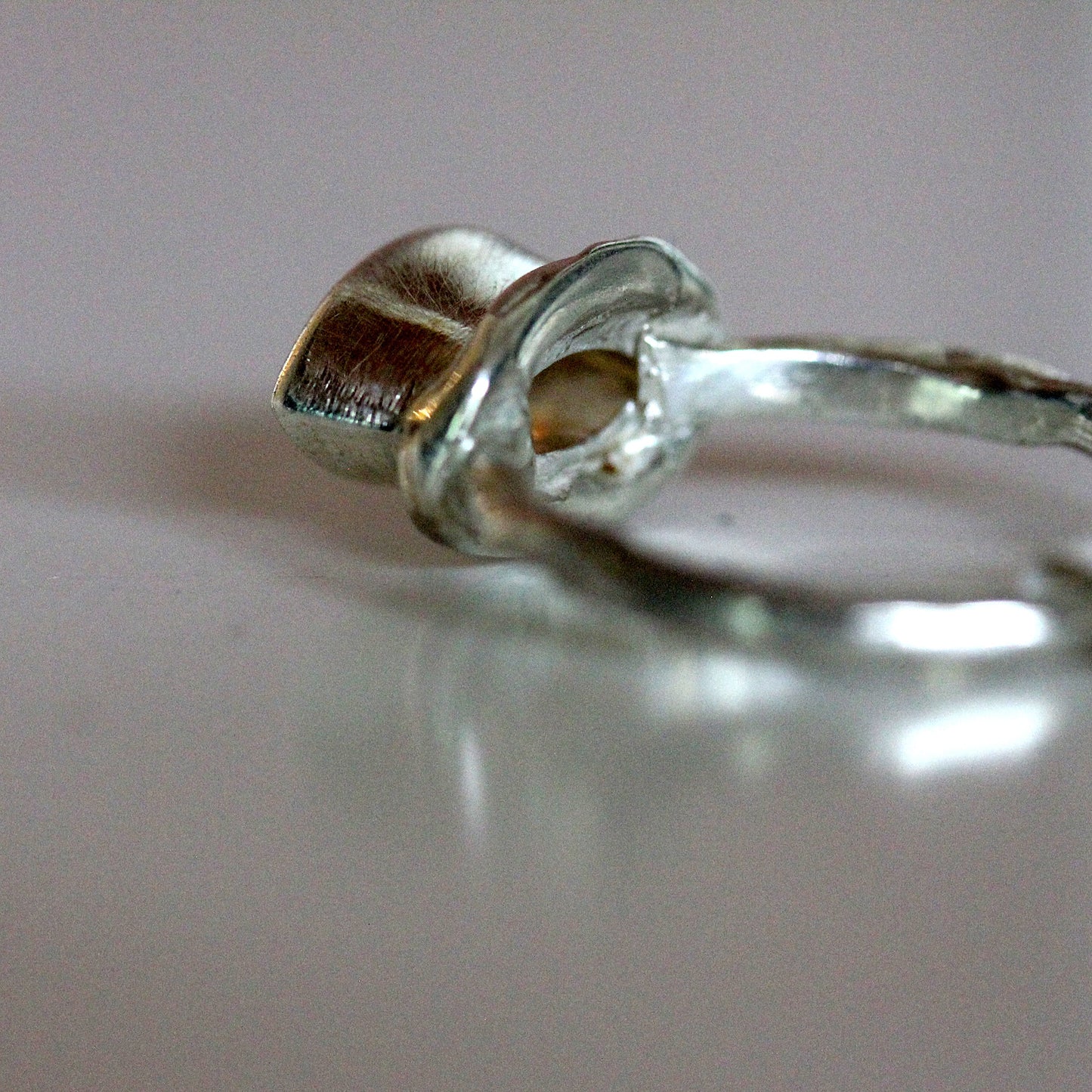 Angled view of Corrina Ring.