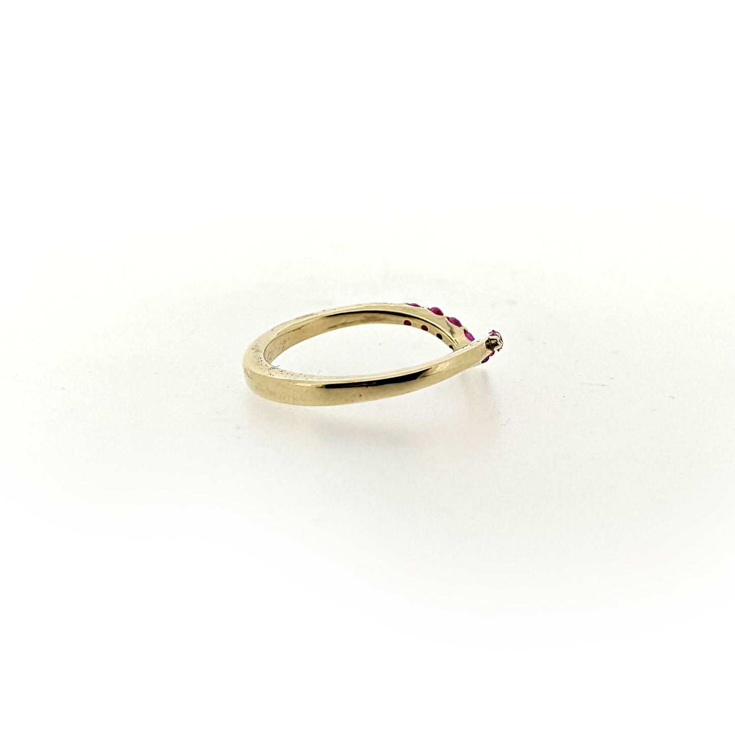 Iiona Sapphire Arched Band