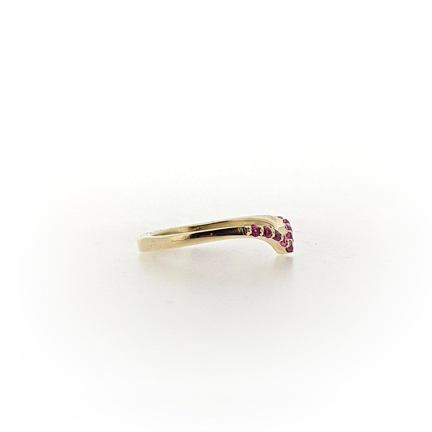 Iiona Sapphire Arched Band