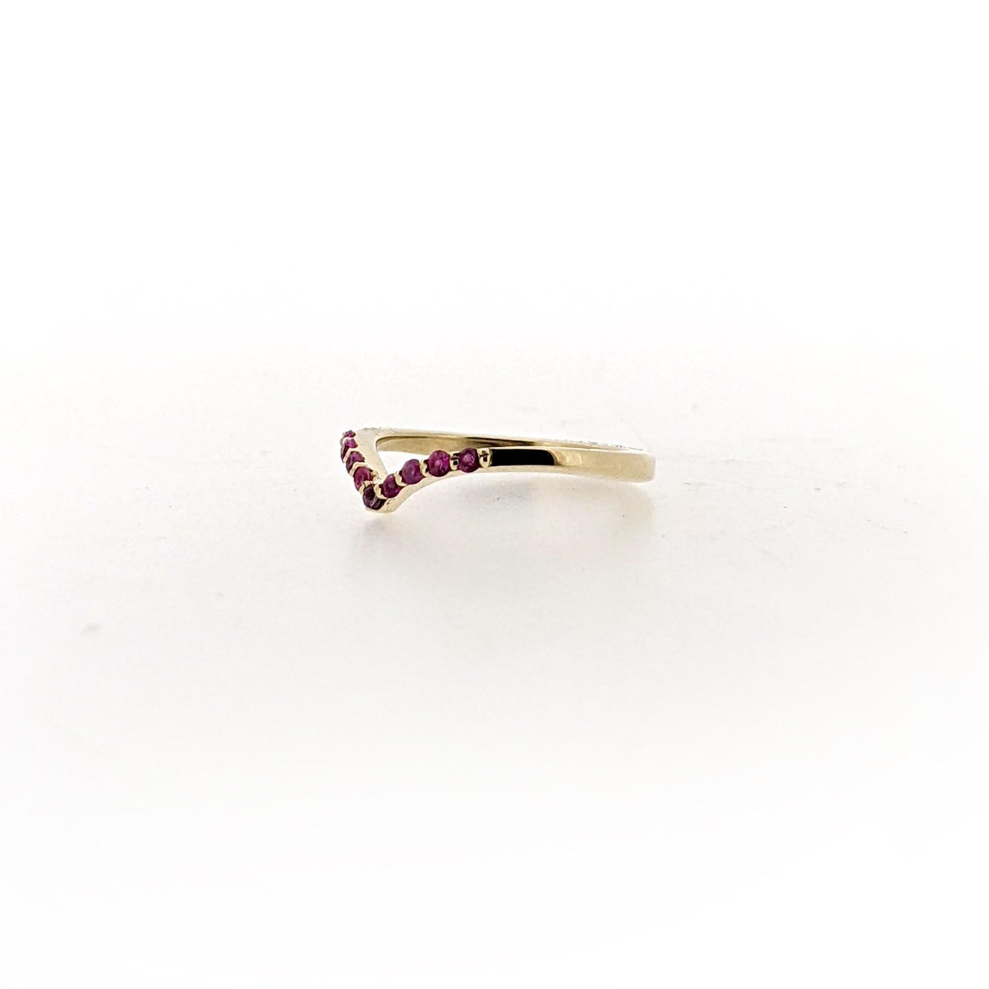 Iiona Sapphire Arched Band